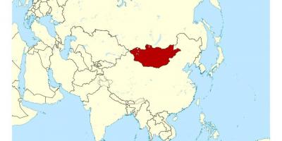 위치의 몽골에서는 세계 지도